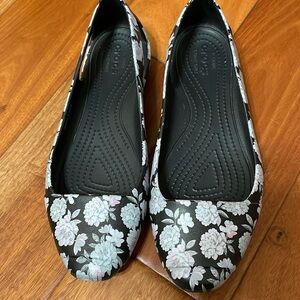 CROCS Unique ballet slipper floral print